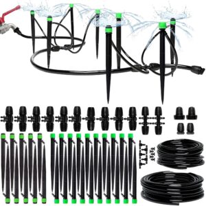 CARPATHEN Adjustable Premium Drip Irrigation System – Full Package for Gardens and Raised Beds with Drip Emitters and 5/16″ & 1/4″ Irrigation Elements