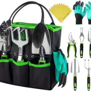 GROWIT Premium Gardening Device Set – 22-Piece Sturdy and Ergonomic Presents for Ladies, Mothers, and Males