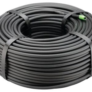 Rain Fowl T22-250S 1/4″ Clean Distribution Tubing for Drip Irrigation, 250-Foot Roll, Black