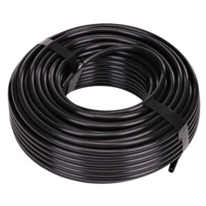 Raindrip 016010T 100 ft. 1/4 in. Drip Irrigation Provide Tubing – Black Polyethylene for Drip Techniques and Elements